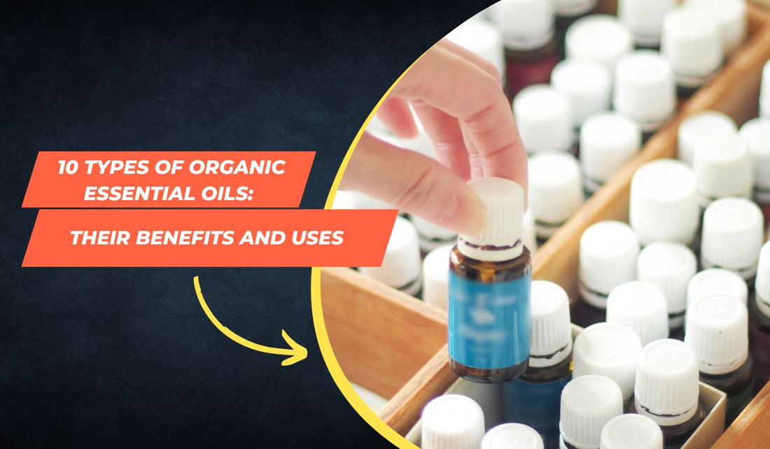 10 Types of Organic Essential Oils: Their Benefits and Uses - Jain Super Store