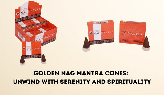 Golden Nag Mantra Cones: Unwind with Serenity and Spirituality - Jain Super Store