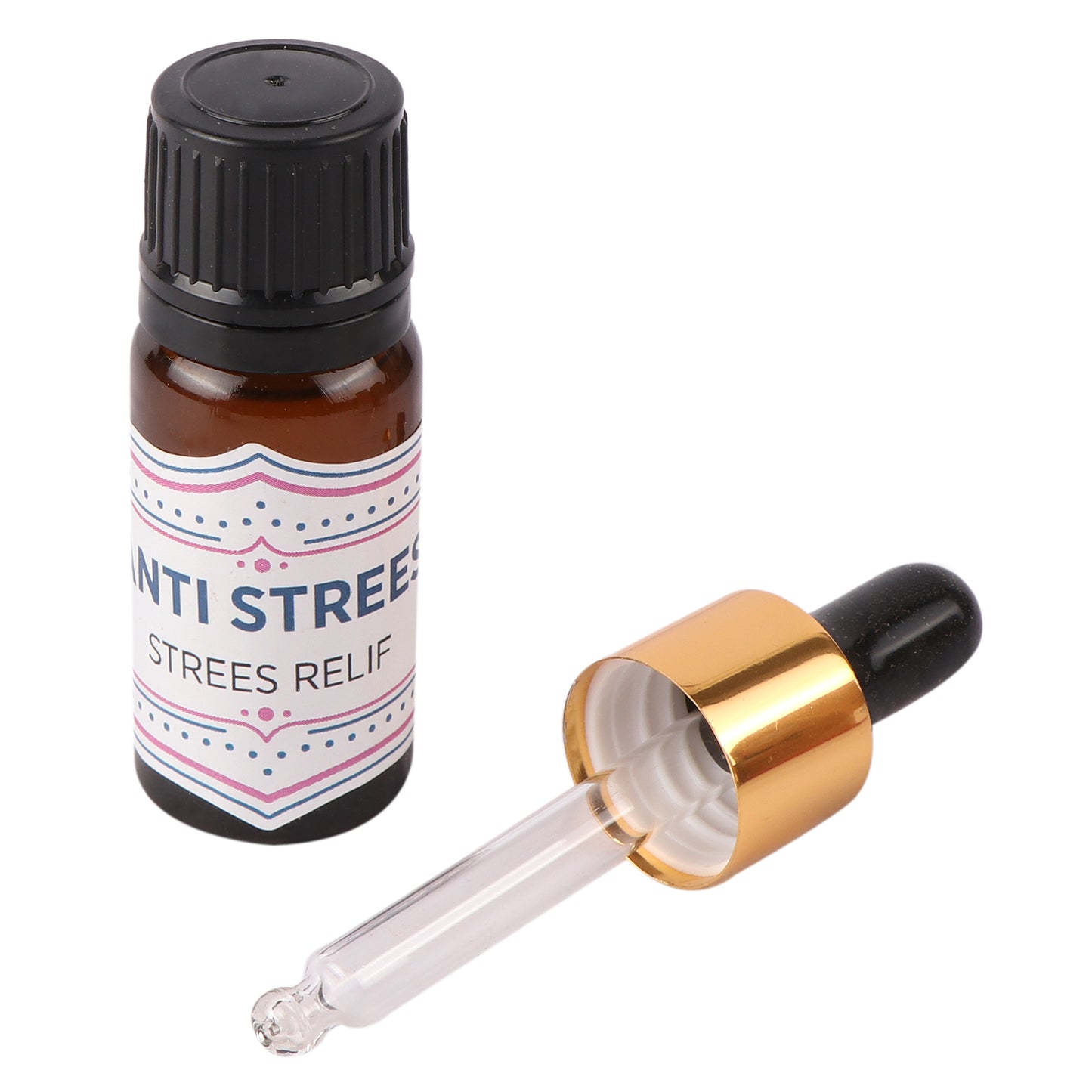 ANTI STRESS ( PURE ESSENTIAL OIL BLEND ) 10 ML WITH DROPPER