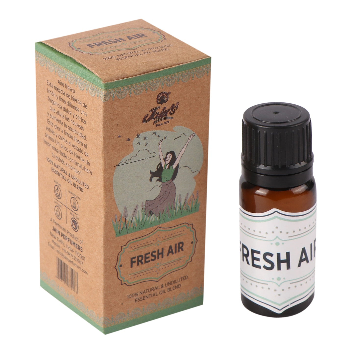 FRESH AIR ( PURE ESSENTIAL OIL BLEND ) 10 ML WITH DROPPER